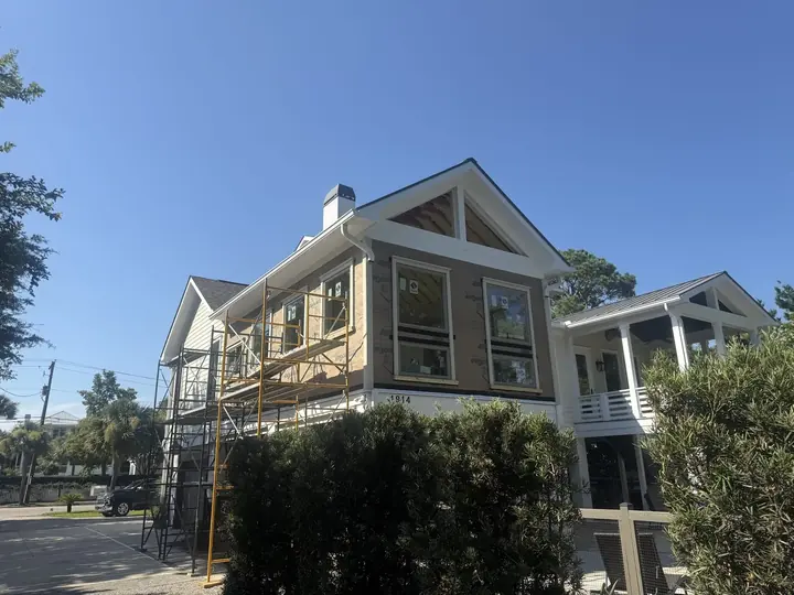 Sullivan's Island: street view during construction